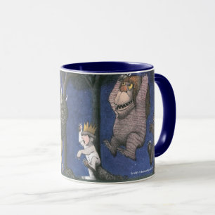 Wilde Dinge und Max tanzen im Mondlicht Tasse