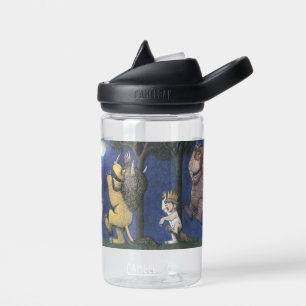 Wilde Dinge und Max tanzen im Mondlicht Trinkflasche