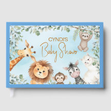 Wilde Dschungel-Zoo-Tiere Baby Shower