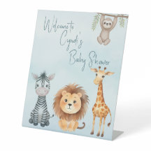 Wilde Dschungeltiere - Willkommen zur Babyparty