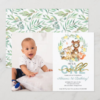 Wilde Einladungen zu einem Geburtstag mit Foto