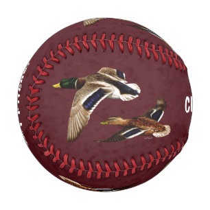 Wilde Enten im Flight Maroon Baseball
