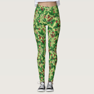 Wilde Erdbeeren auf Honigtaube Leggings