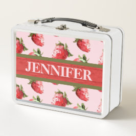 Wilde Erdbeeren Metal Lunchbox
