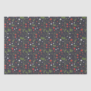 Wilde Erdbeeren (Polarnacht) - Gewebepapier Seidenpapier