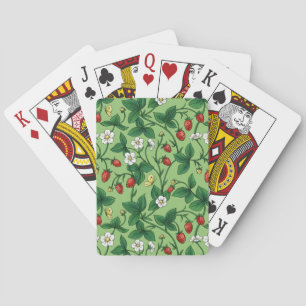Wilde Erdbeeren rot/gelb/grün/ Spielkarten