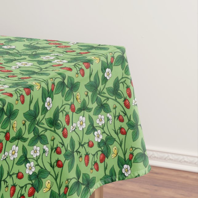 Wilde Erdbeeren rot/gelb/grün/ Tischdecke (Beispiel)