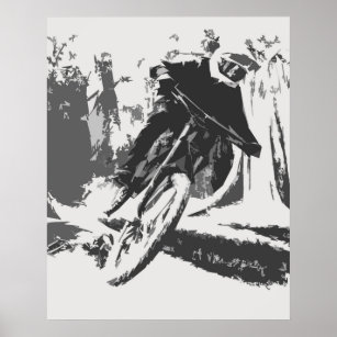Wilde Fahrt! - BMX Racer Poster