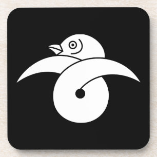 Wilde Gans in Schleife Untersetzer