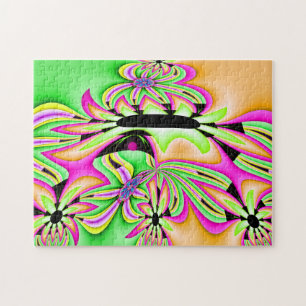 Wilde Gänseblümchen-Fraktal-Kunst