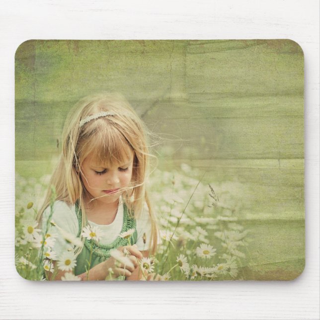 Wilde Gänseblümchen Mousepad (Vorne)