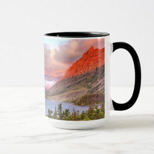 Wilde Gänsinsel bei Sonnenaufgang Tasse