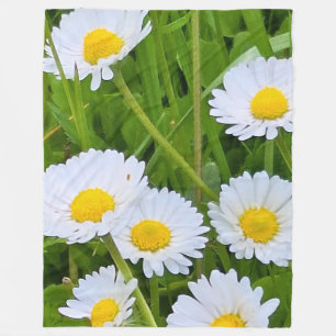 Wilde Gartenblumen Rumänien – Naturfotografie Fleecedecke