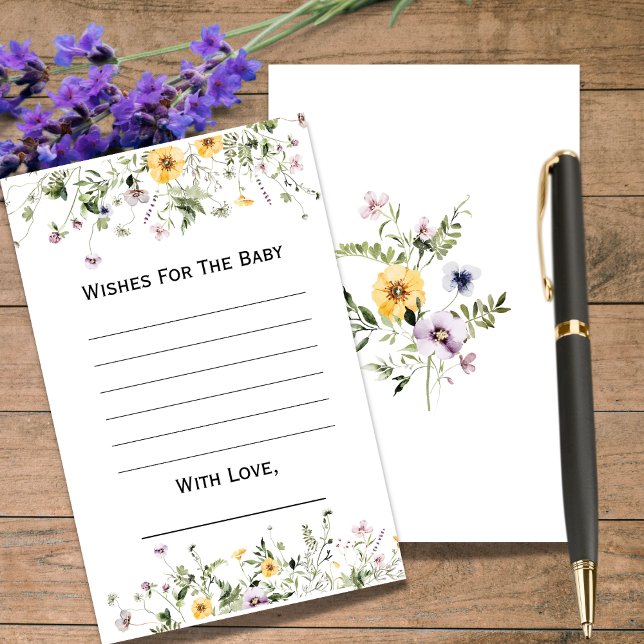 Wilde Gartenblüten wünschen sich eine Babydusche (Von Creator hochgeladen)