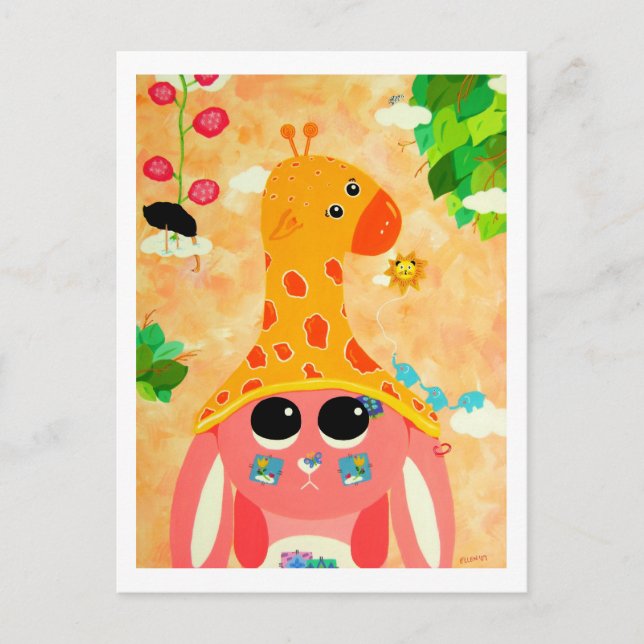 Wilde Gedanken Postkarte (Vorderseite)