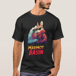 Wilde Gipfel: Abenteuer im Marmot-Becken T-Shirt
