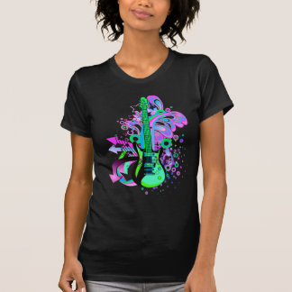 Wilde Gitarre (Schwarzes) T-Shirt