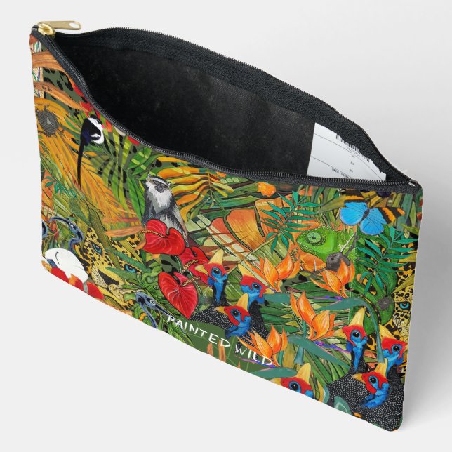 Wilde große Accessoire-Tasche Zubehörtasche (Offen)