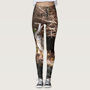 Wilde Häschenkaninchen-Entwurfs-Leggings Leggings