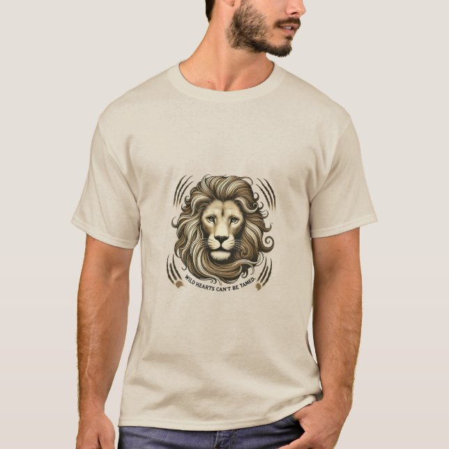 Wilde Herzen können nicht gezähmt werden - Majesti T-Shirt (Vorderseite)