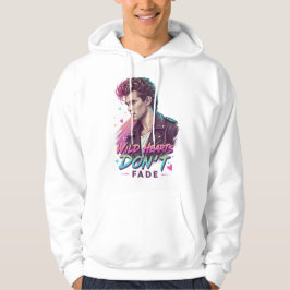Wilde Herzen verblassen nicht – Retro-Graffiti-Pop Hoodie