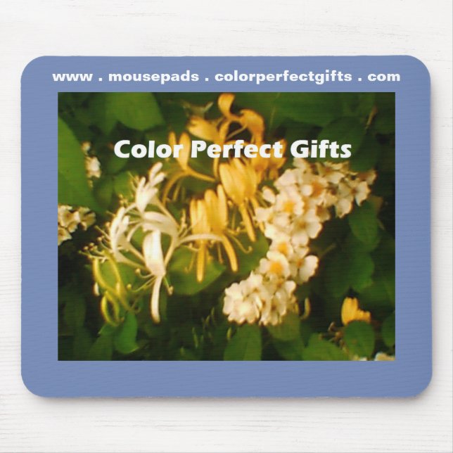 Wilde Honeysuckle Rose Mousepad (Vorne)