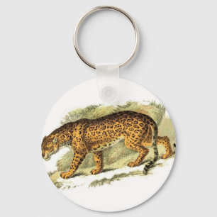 Wilde Jaguarschlüsselkette Schlüsselanhänger