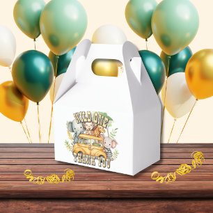 Wilde Jungs Geburtstag Safari-Tiere Geschenkschachtel