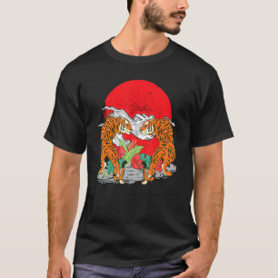 Wilde Katze Jungle Raubtiere Tiere asiatisch Ti T-Shirt