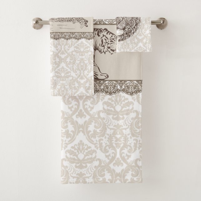 Wilde Katzen - Badetuch-Set Badhandtuch Set (Insitu)