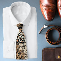 Wilde Katzen Modernes Tierleopard-Druckmuster