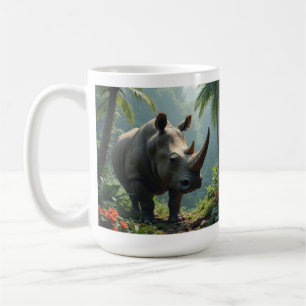 Wilde Kraft: Die Rhino-Tasse Kaffeetasse