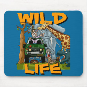 Wilde Leben-Mäusematte Mousepad