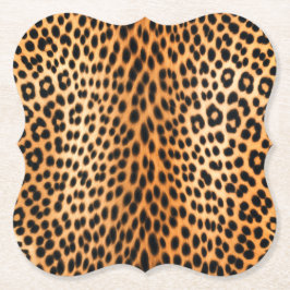 Wilde Leopard-Energie – Kühne Tierdruckmode Untersetzer
