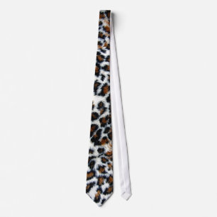 Wilde Leopard-Pelz-Hals-Krawatte Krawatte