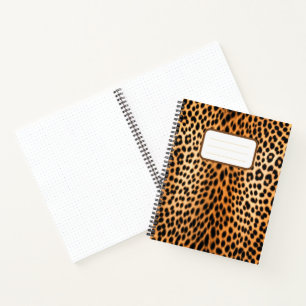 Wilde Leoparden Energie – Kühne Tierprint Mode Notizbuch