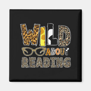 Wilde Lesebuch Tier Kinderbuch Liebhaber Magnet