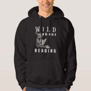 Wilde Leseliebe Bücher Nerd Bücherwurm Bibliothek Hoodie