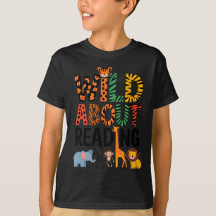 Wilde Leselust Lehrer liest Bücher zurück zur S T-Shirt