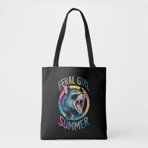 Wilde Mädchen Sommer Opossum Tie Dye Waschbär Tasche