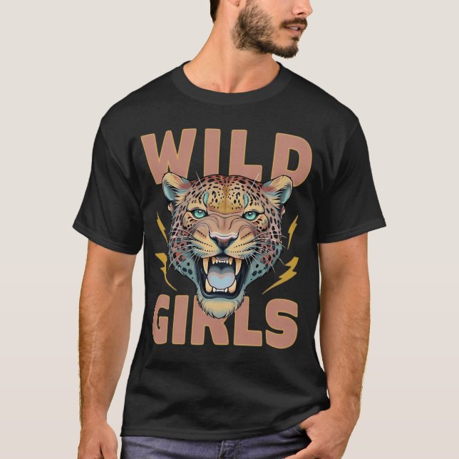 Wilde Mädchen T-Shirt (Vorderseite)