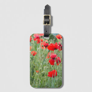 Wilde Mohn Gepäckanhänger