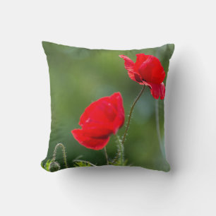Wilde Mohn Kissen