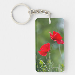 Wilde Mohn Schlüsselanhänger