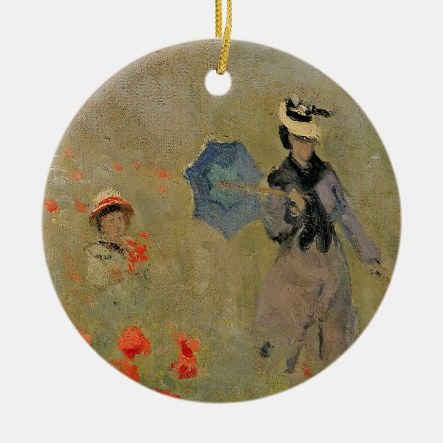 Wilde Mohnblumen Claude Monets |, nahe Argenteuil Keramikornament (Vorne)