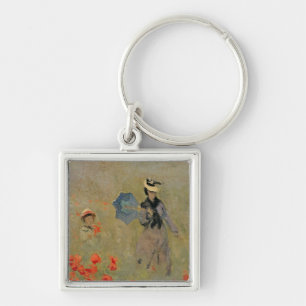Wilde Mohnblumen Claude Monets  , nahe Argenteuil Schlüsselanhänger