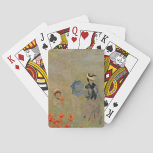 Wilde Mohnblumen Claude Monets , nahe Argenteuil Spielkarten