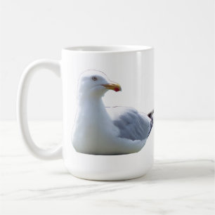 Wilde MöweKüstenwildtiere Rustikales Ozean-Thema Kaffeetasse