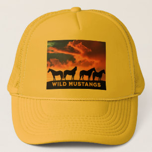 Wilde Mustangs am Horizont Truckerkappe