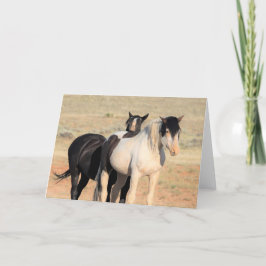 Wilde Mustangs aus dem Westen Karte